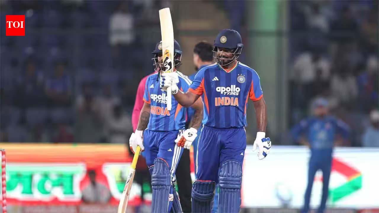 Samson’s 22-ball masterclass cements opener status as India cruise to series win over Afghanistan