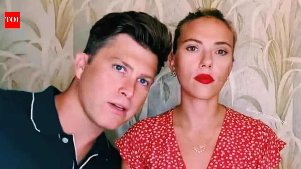 Scarlett Johansson and Colin Jost Make Stunning Return to Red Carpet in Matching Grey at ‘Paper Tiger’ Premiere