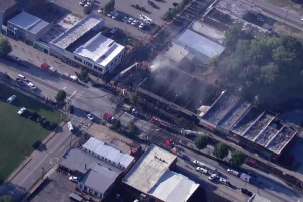 Scorched Skyline: Aerial Footage Reveals Walhalla’s Downtown Devastation