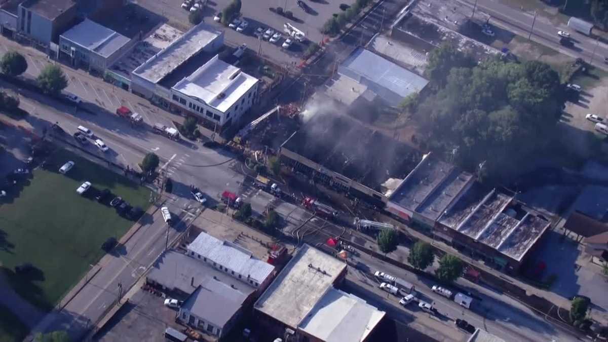 Scorched Skyline: Aerial Footage Reveals Walhalla’s Downtown Devastation