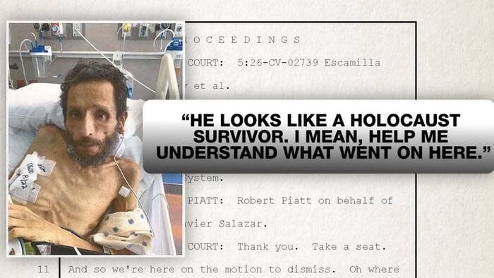 Shadows of Neglect: Federal Judge Decries 'Holocaust Survivor' Appearance of Amputee Inmate