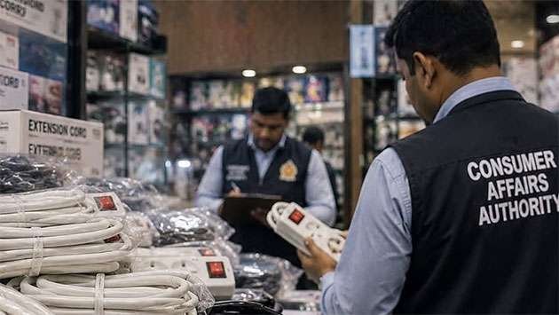 Shocking Rs. 400,000 Penalty Slapped on Traders Selling Substandard Extension Cords