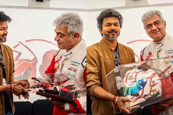 Silverstone Showdown: Vijay and Ajith Trade Iconic Gifts in Epic Reunion!