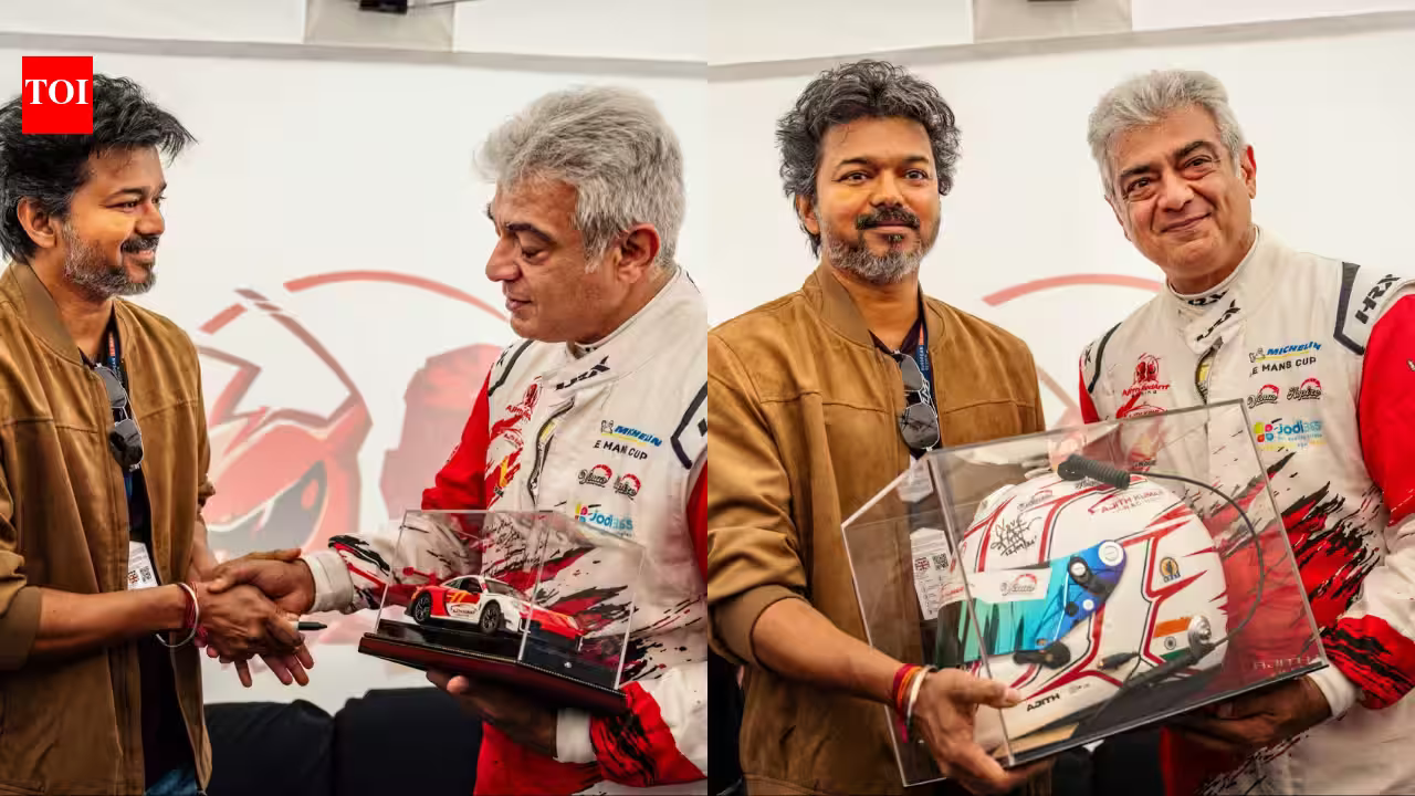 Silverstone Showdown: Vijay and Ajith Trade Iconic Gifts in Epic Reunion!