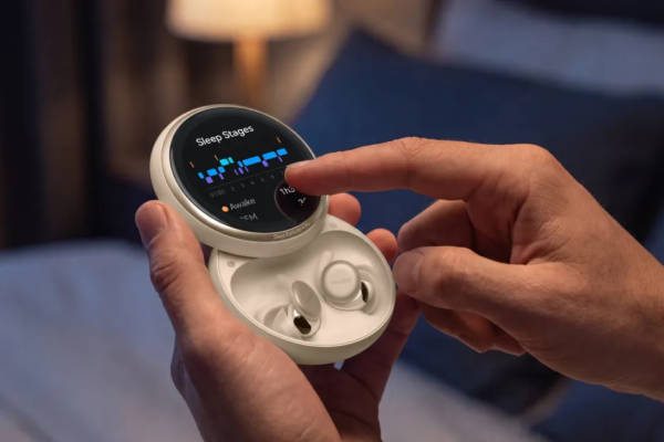Anker put a display on the case of its new sleepbuds
