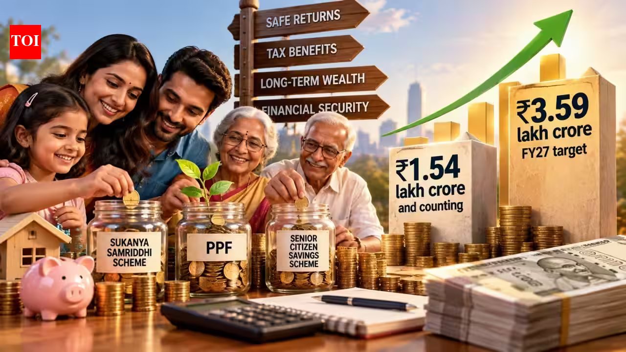 Small Savings Surge: How India’s Retail Investment Fever is Shattering Future Targets