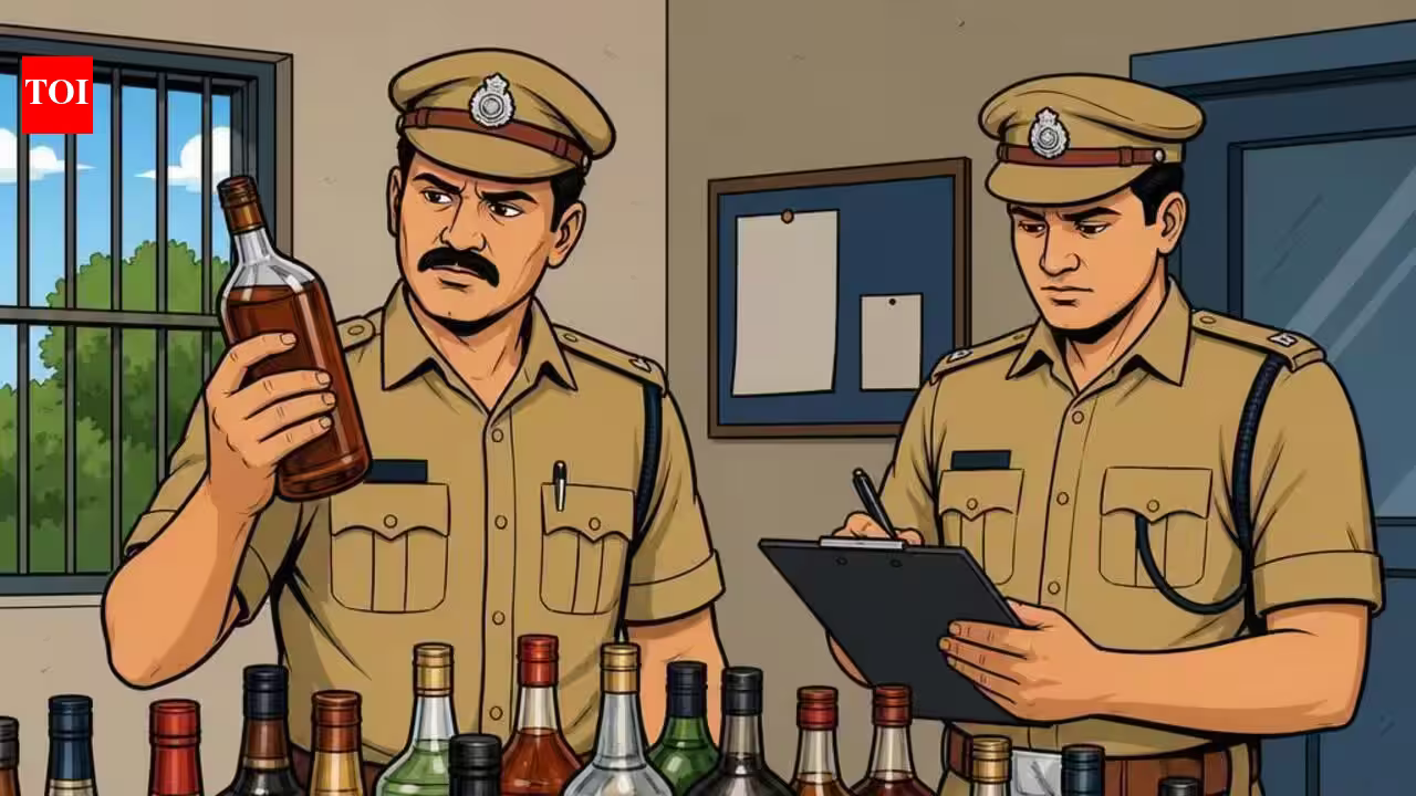 Spirits Crushed: Illegal Hooch Den Dismantled in Amritsar Raid