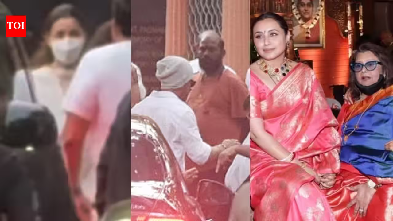 Stars Gather in Solidarity: Bollywood Icons Pay Last Respects at Krishna Mukherjee’s Funeral