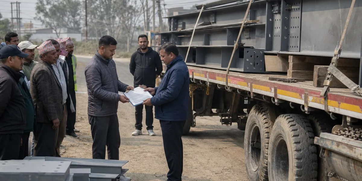 Steel Span of Solidarity: India Dispatches First Bailey Bridge Units to Nepal