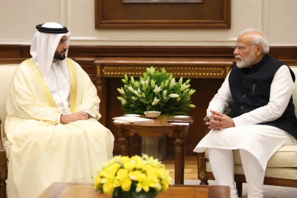 Strategic Synergy: Khaled bin Mohamed and Modi Chart New Course for India-UAE Ties