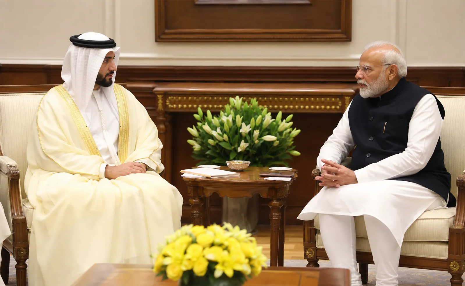 Strategic Synergy: Khaled bin Mohamed and Modi Chart New Course for India-UAE Ties