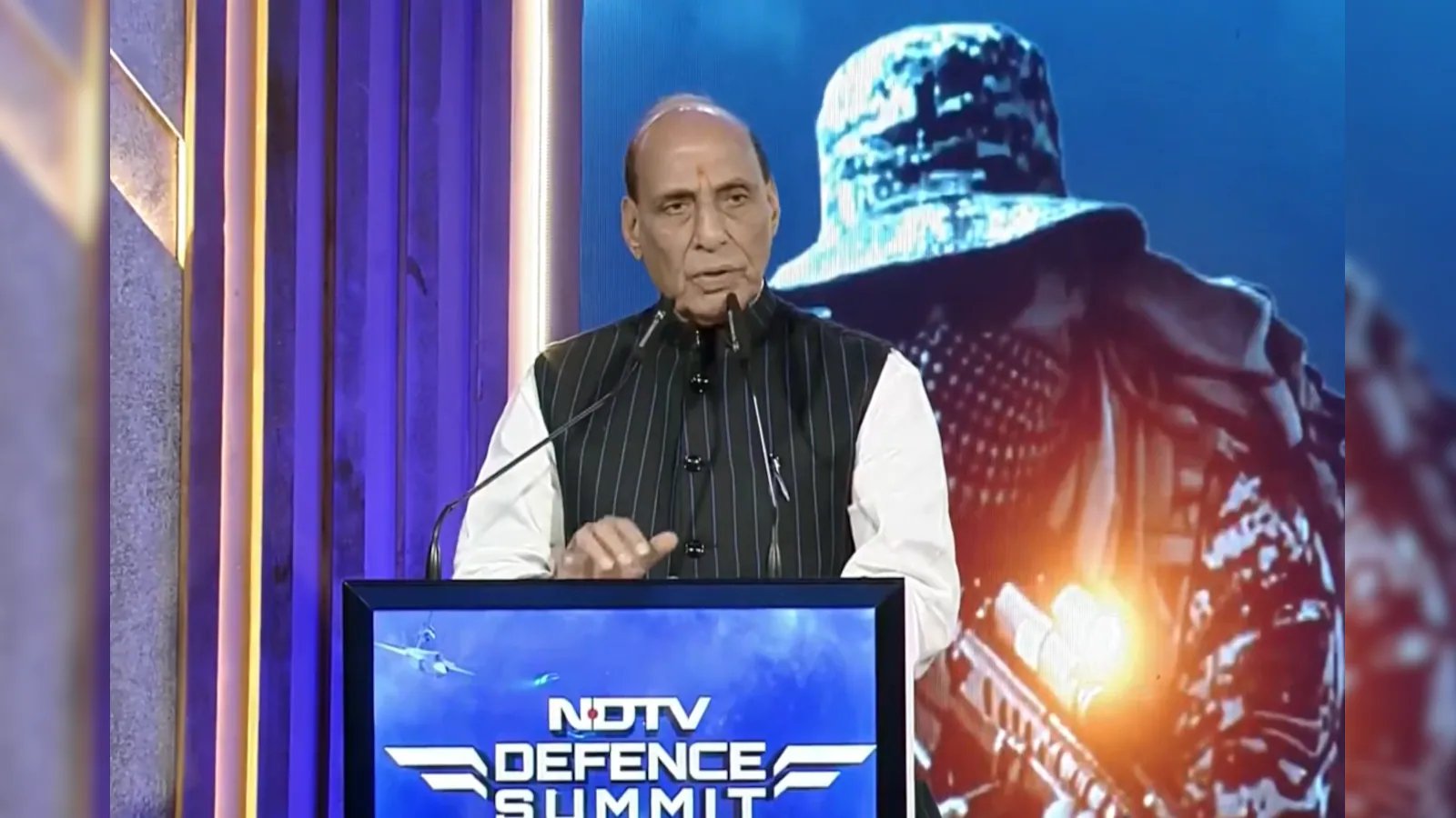 'Strike Anywhere, Anytime': Rajnath Singh Issues Stern Warning To Pakistan At NDTV Defence Summit