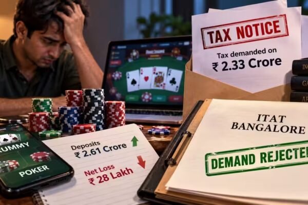 Taxman’s Gamble Fails: ITAT Rejects Levy on 'Paper Profit' After Rummy Losses