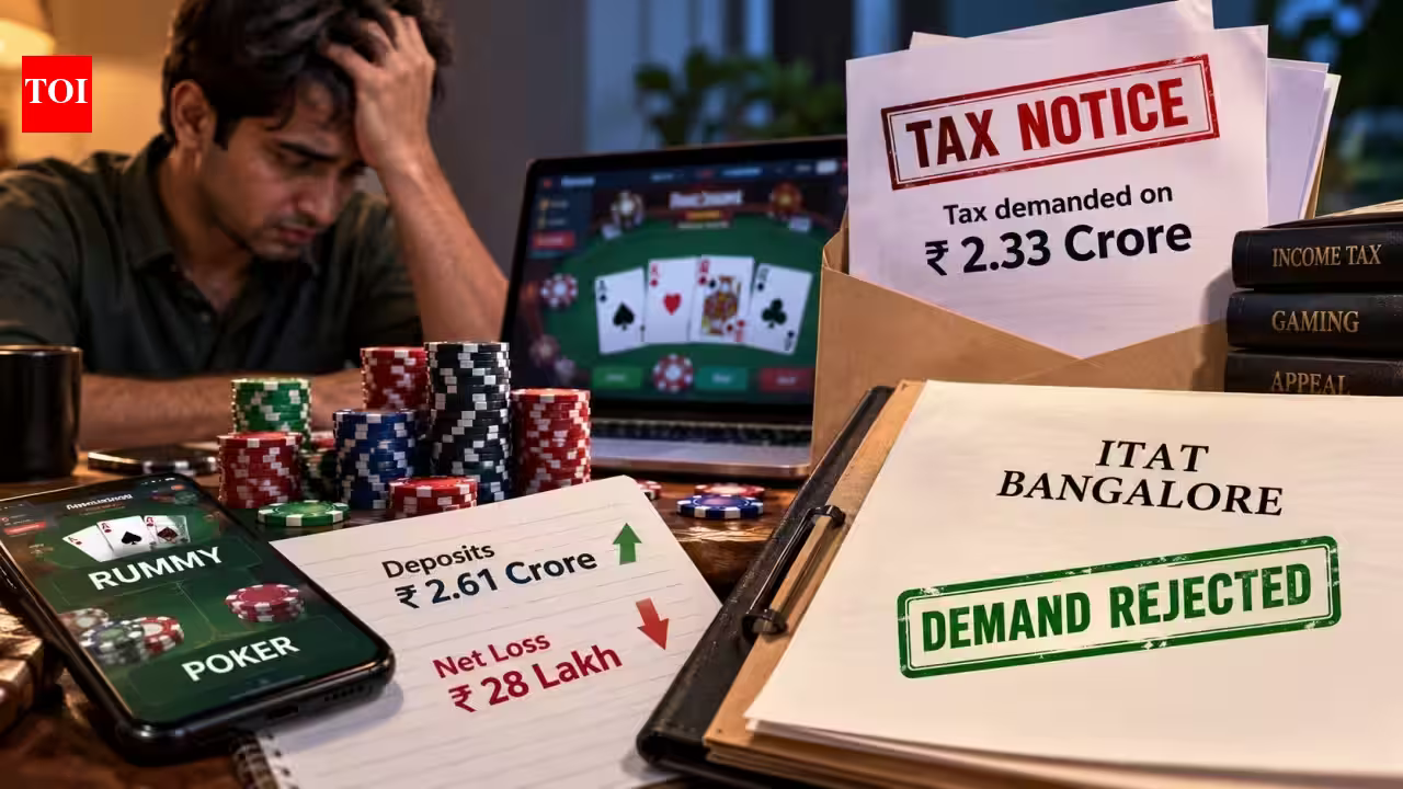 Taxman’s Gamble Fails: ITAT Rejects Levy on 'Paper Profit' After Rummy Losses