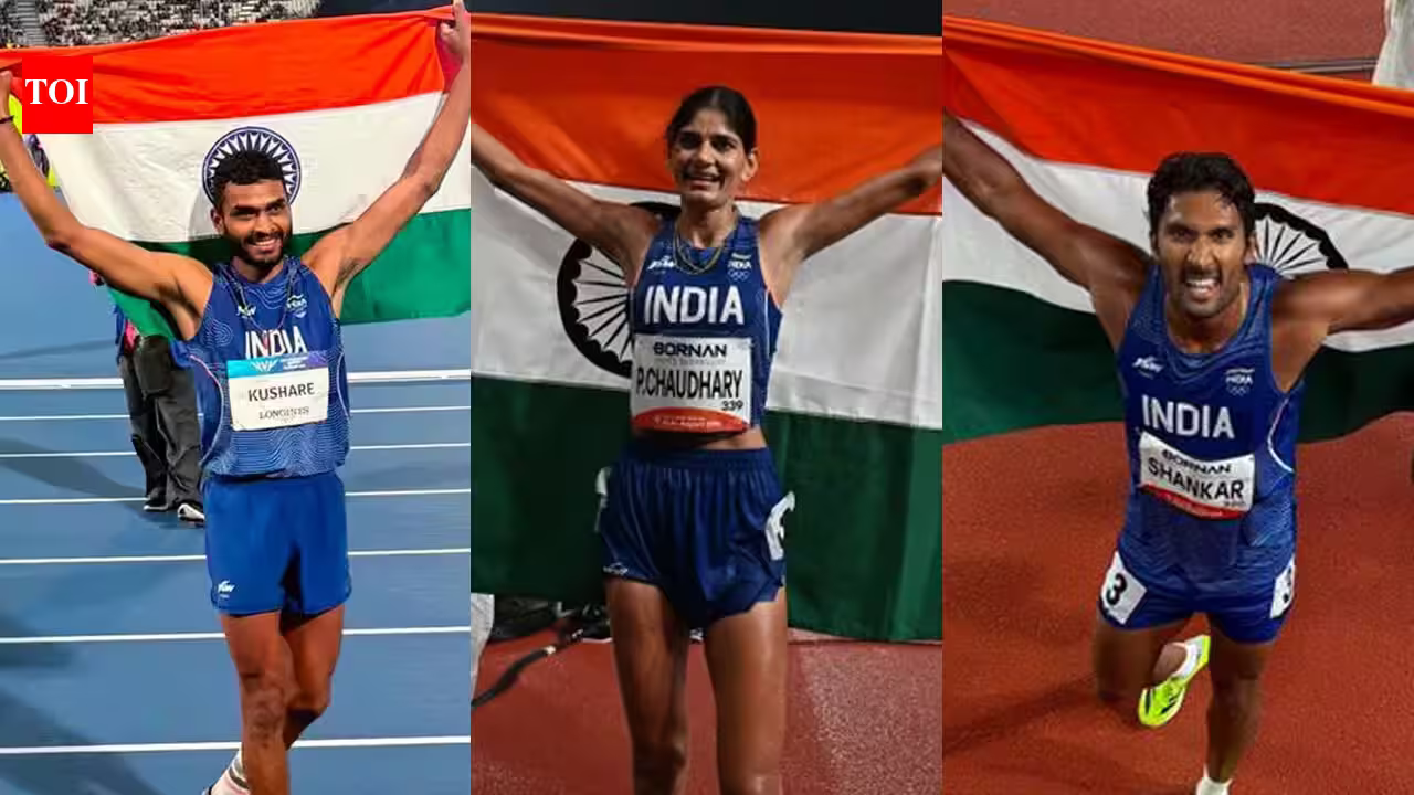 Track Stars Shine as India Storms Day 8 with Seven-Medal Surge