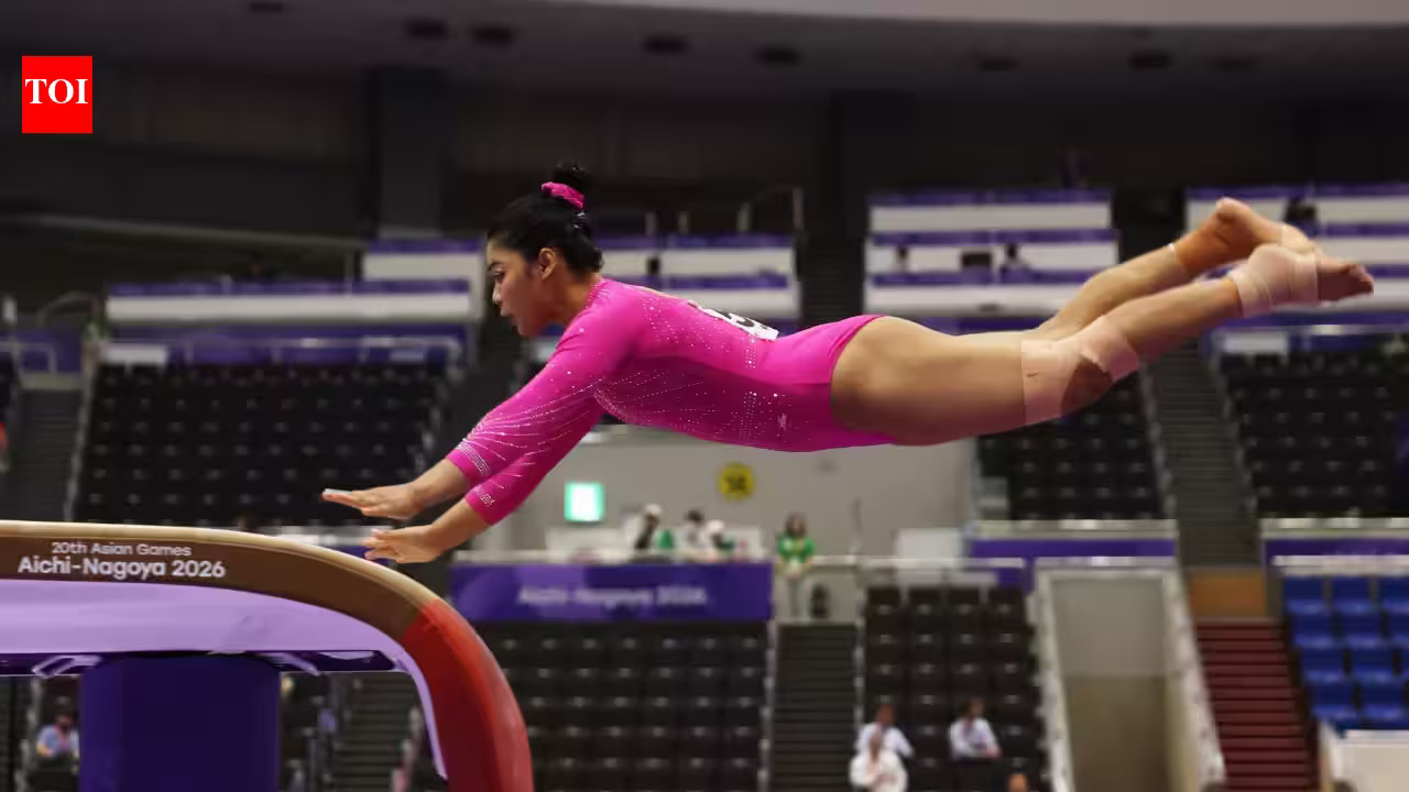 Vaulting Toward Redemption: Pranati Nayak Sticks Landing to Secure Asian Games Final Berth