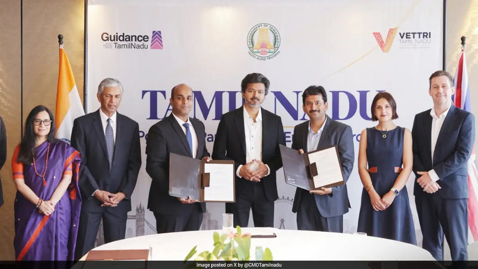 Vijay Seals Landmark Rs 11,000 Crore UK Investment Pact to Supercharge Tamil Nadu’s Economy