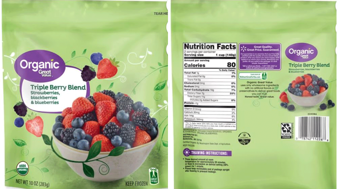Walmart Recalls Frozen Berry Blend Over E. coli