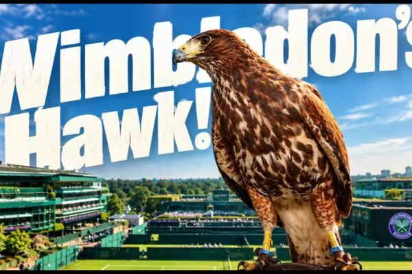 Wimbledon’s Secret Wingman: How Rufus the Hawk Rules the All England Club