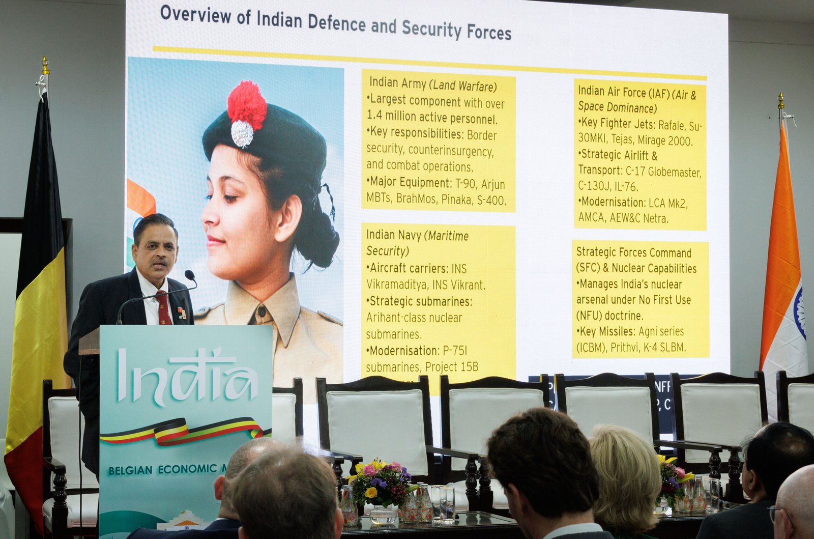 Belga Share - Belgium and India strengthen their military ties