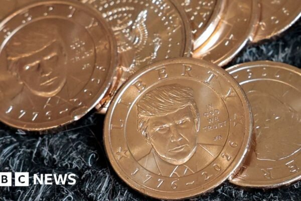 Trump $1 coin makes him first president on US currency in a century