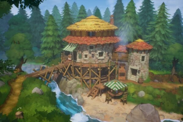 Turning a 2D Illustration into a 3D Scene with a Hand-Painted Look