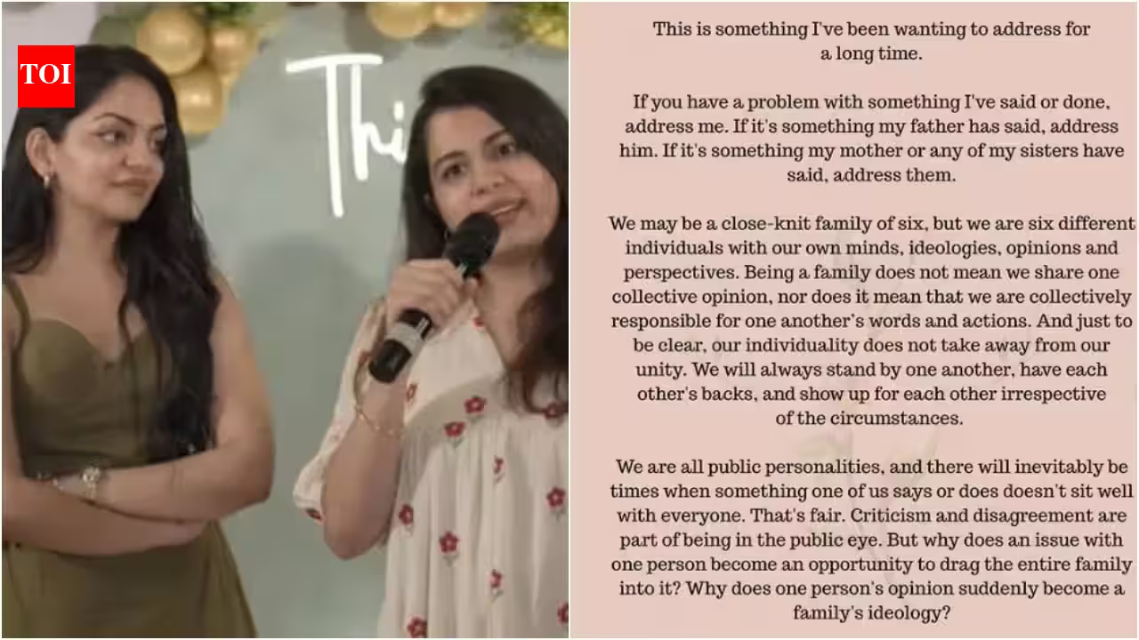 Ahaana Krishna Breaks Silence on Family Backlash: "We Are Not a Single Opinion"