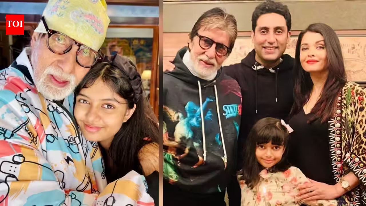 Aishwarya Rai Shares Heartwarming Unseen Photo of Amitabh and Aaradhya for Big B’s 84th Birthday!