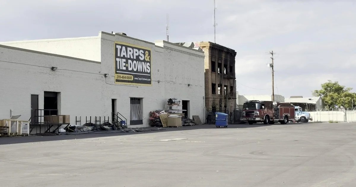 Ashes of Neglect: Stockton Business Owner Reels as Vacant Eyesore Ignites