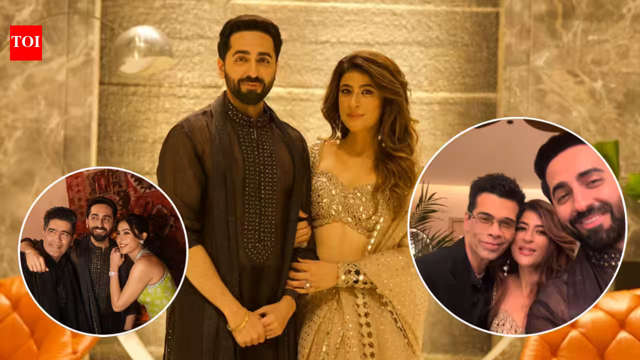B-Town Shines Bright: Inside Ayushmann and Tahira’s Star-Studded Diwali Extravaganza