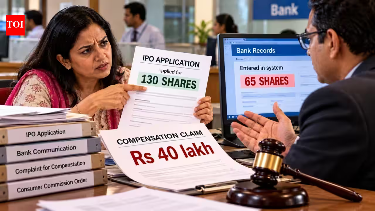 Bank’s IPO Blunder: Consumer Panel Awards Partial Damages, Denies Woman’s ₹40 Lakh Jackpot Claim