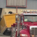 Box Truck Shatters Wall of Ambridge Distribution Hub in Morning Collision