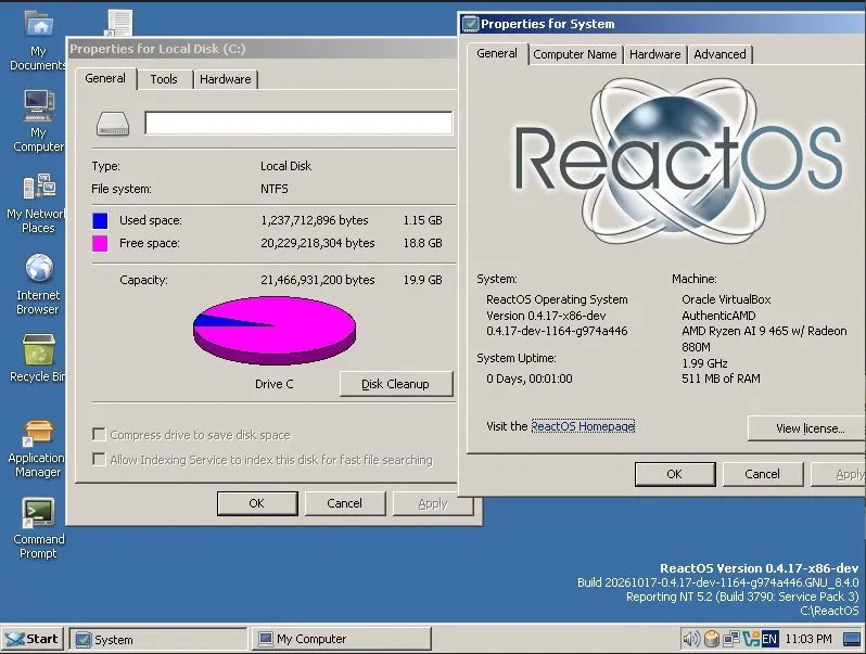 Breaking the NTFS Barrier: ReactOS Achieves Landmark Milestone in Windows-Compatible Computing