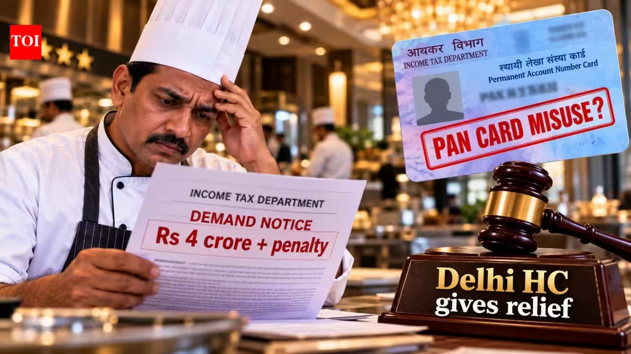 Chef’s Tax Nightmare: Delhi High Court Grants Relief After Identity Theft Triggers Rs 4 Crore Fraudulent Demand
