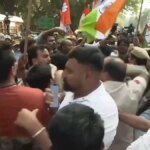 Clash at the Capitol: Congress Youth Workers Brawl with Police Over Election Chief Row