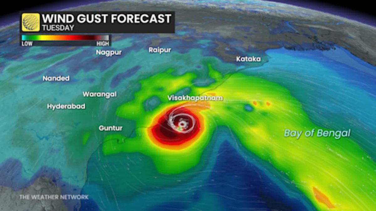 Cyclone’s Path of Peril: Twelve Million in East India Brace for Superstorm Impact