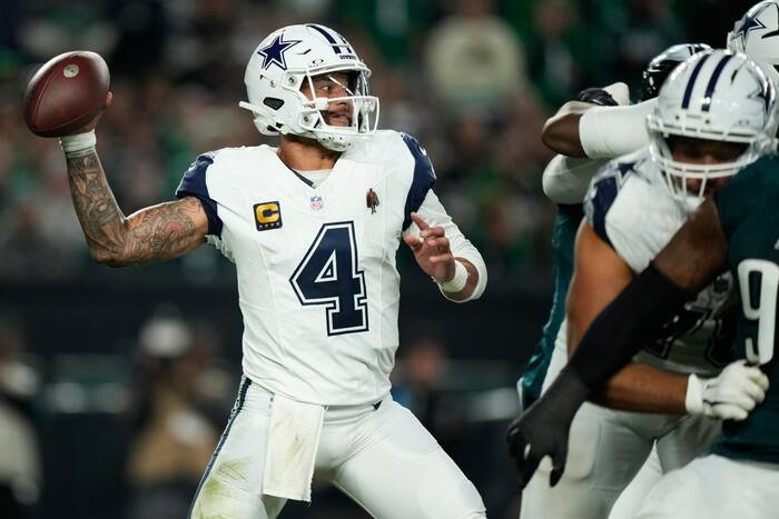 Dak’s Aerial Assault and Williams’ Ground Game Power Cowboys Past Eagles
