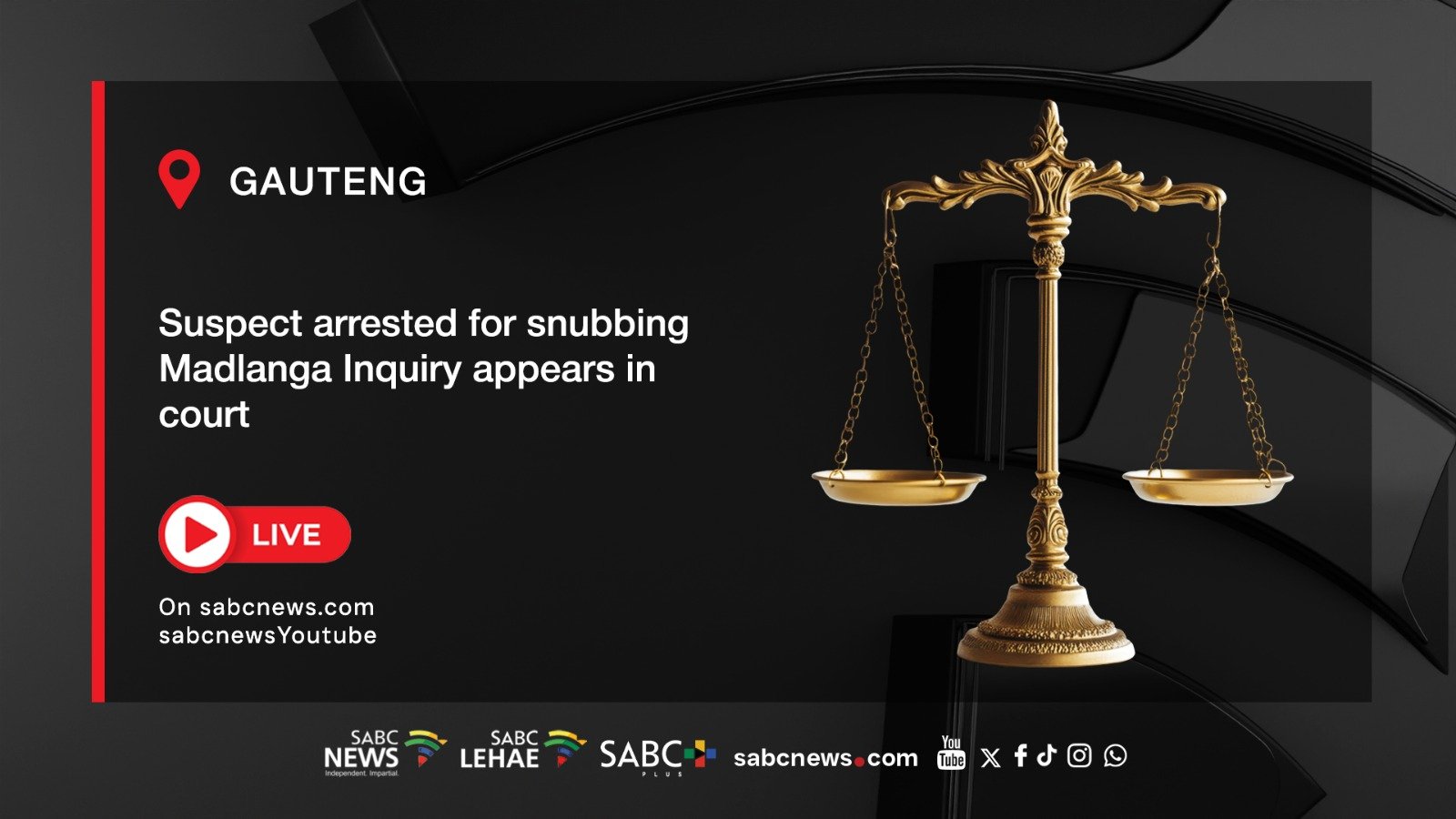 Defiant Defaulter Detained: Suspect in Custody After Snubbing Madlanga Inquiry