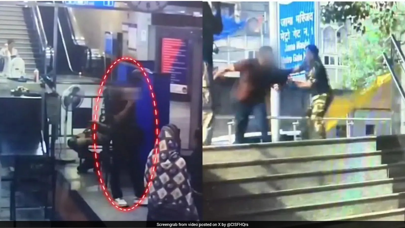 Delhi Metro Chaos: Dramatic Foot Chase as Security Takedowns Suspicious Fugitive