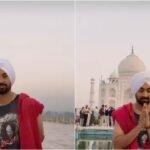 Diljit Dosanjh Takes the Taj: Global Superstar Channels Romance in Agra Ahead of Aura Tour!