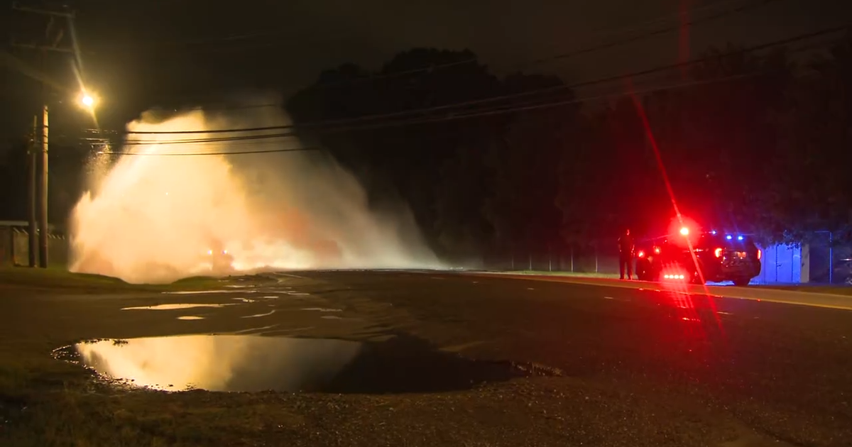 Durham Geyser: Massive Water Main Break Sends Plume Soaring Over City Streets