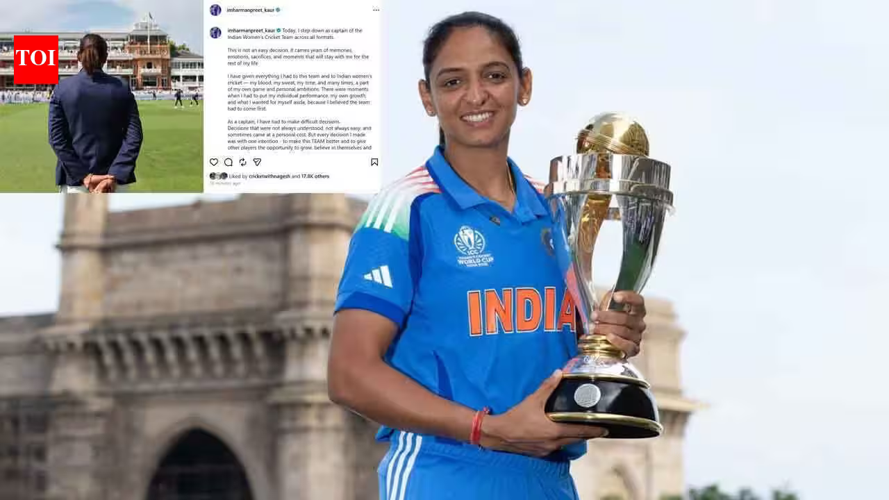 End of an Era: Harmanpreet Kaur Relinquishes India Captaincy