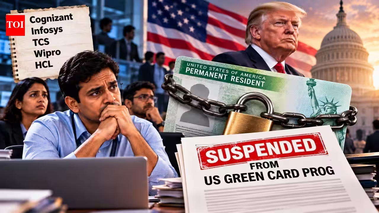 Green Card Freeze: Why Major IT Giants’ US Visa Suspension Spells Trouble for Indian Tech Talent