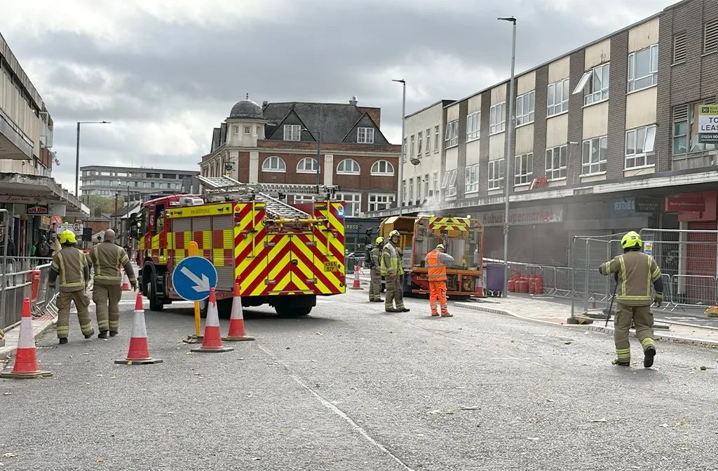 Greyfriars Locked Down: Bedfordshire Fire Crews Battle Major Emergency Incident
