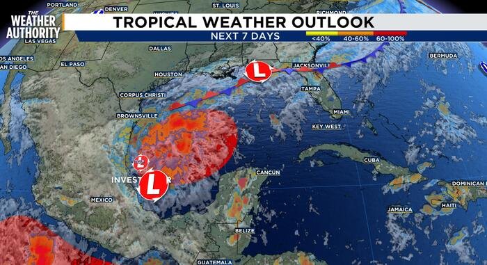 Gulf Trough Poised to Spark Midweek Tropical Development