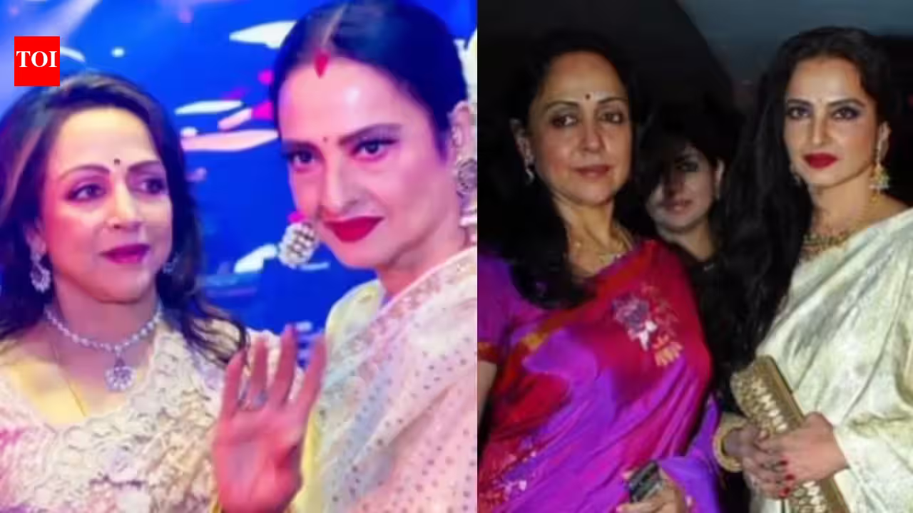 Hema Malini Shares Never-Before-Seen Snaps to Mark Rekha’s 72nd Birthday!