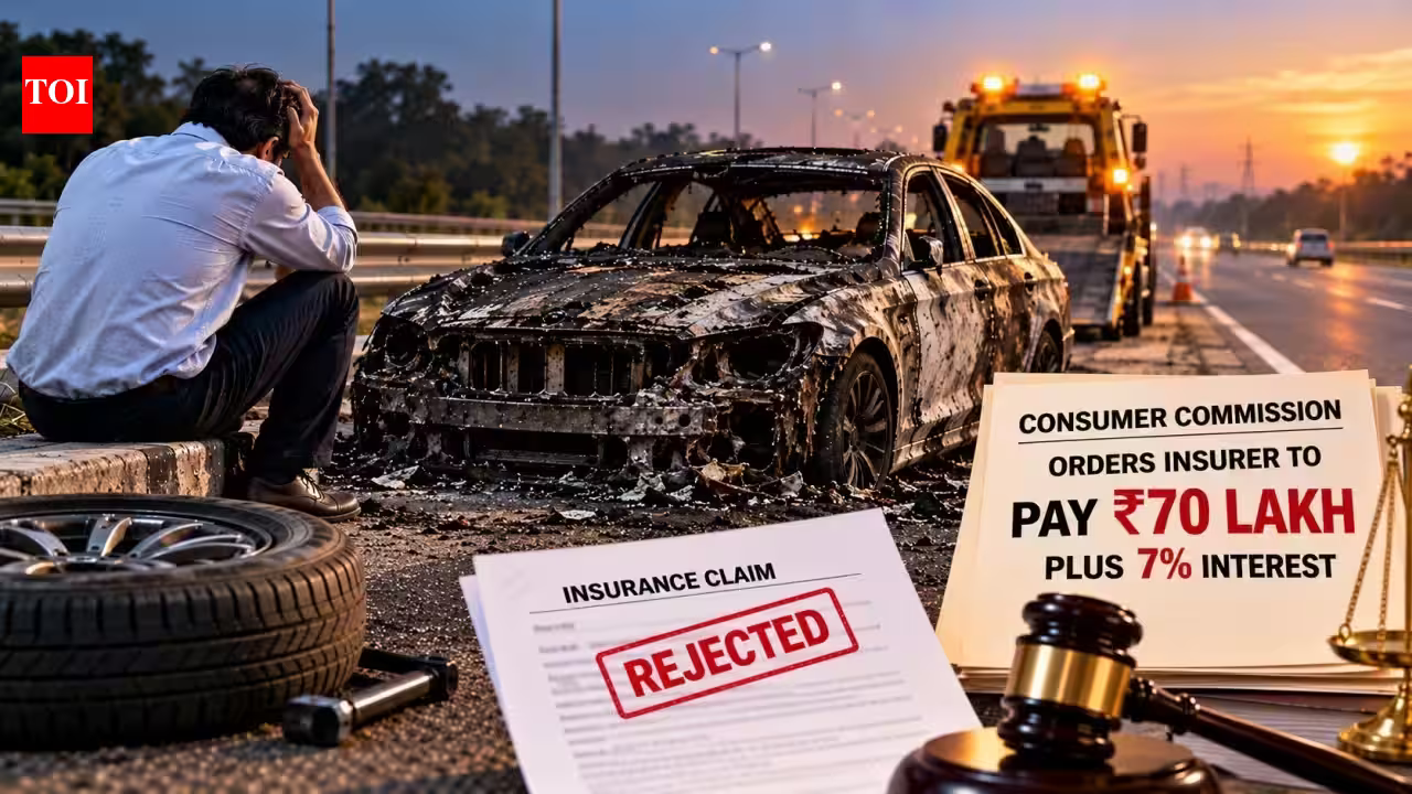 Highway Inferno: Consumer Commission Slaps Insurer with Rs 70 Lakh Payout After Scorched BMW Claim Denial