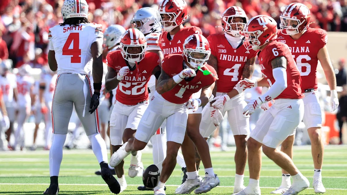 Hoosiers Skid: Indiana Slips in AP Rankings Following Ohio State Heartbreaker