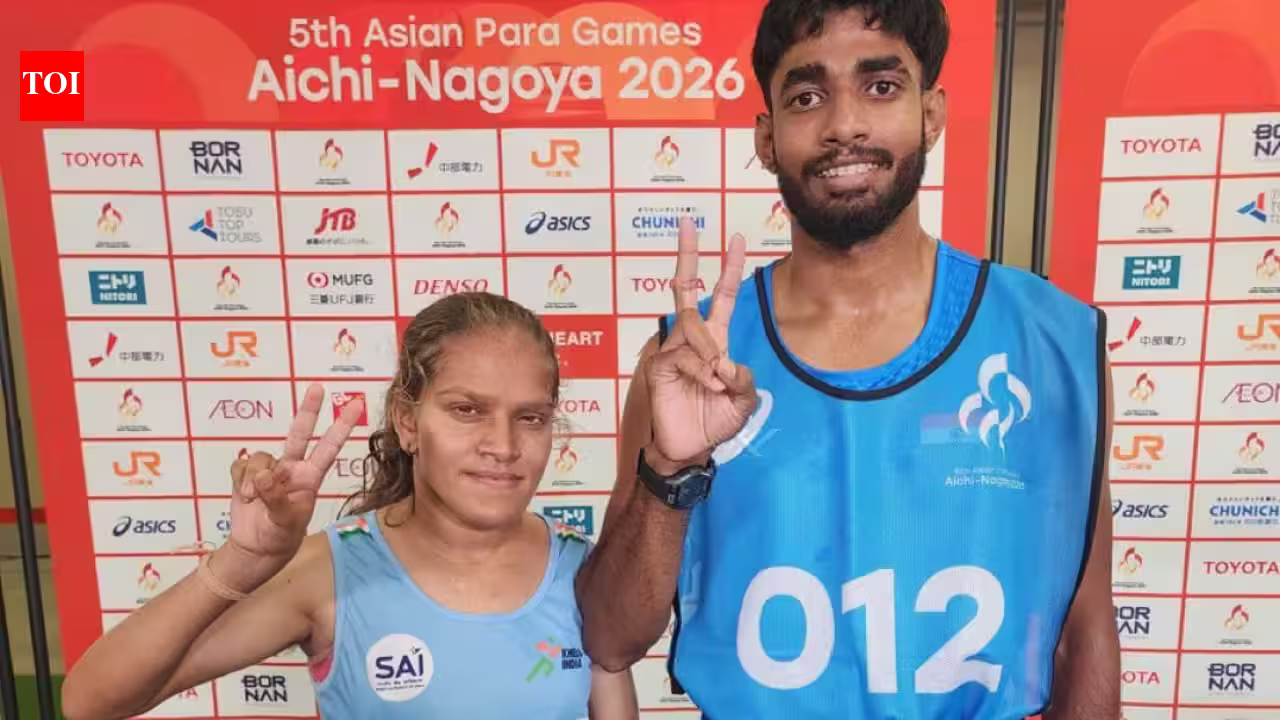 India Strikes Double Gold and Silver Magic in 1500m Thriller at Asian Para Games