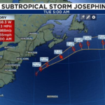 Josephine Veers East: Subtropical Storm Leaves U.S. Coast in Wake